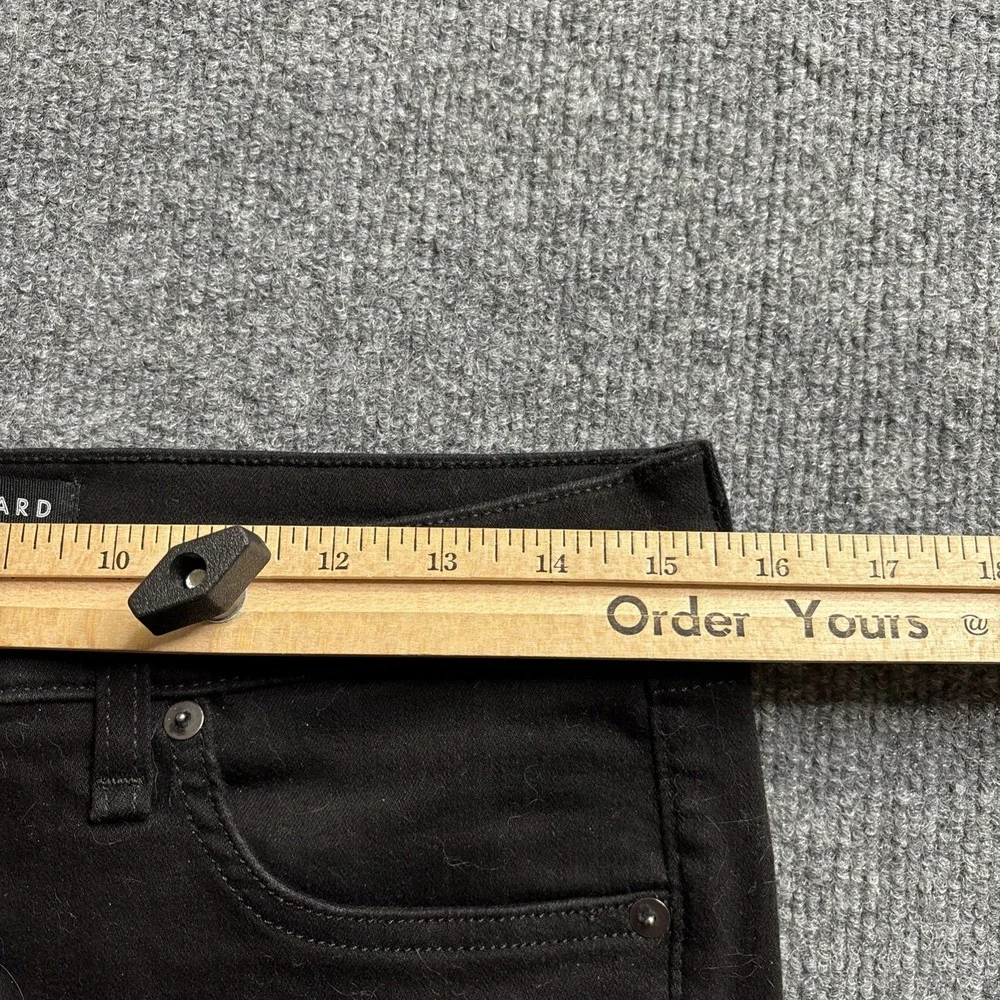 Veronica Beard Debbie High Rise Skinny Jeans Women's Size 31 Black Pants Raven